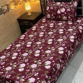4 Pieces Crystal Cotton Single Pair Bedsheet  SB 545